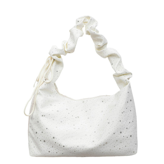 Damen Hobo-Tasche mit schimmerndem Sternenmotiv und strukturiertem Design Nord Taschen