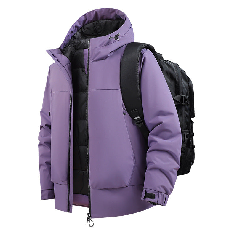 Herren Urbaner Thermo-Parka mit 2‑lagigem Einsatz und rucksackfreundlichem Schnitt Nord Taschen