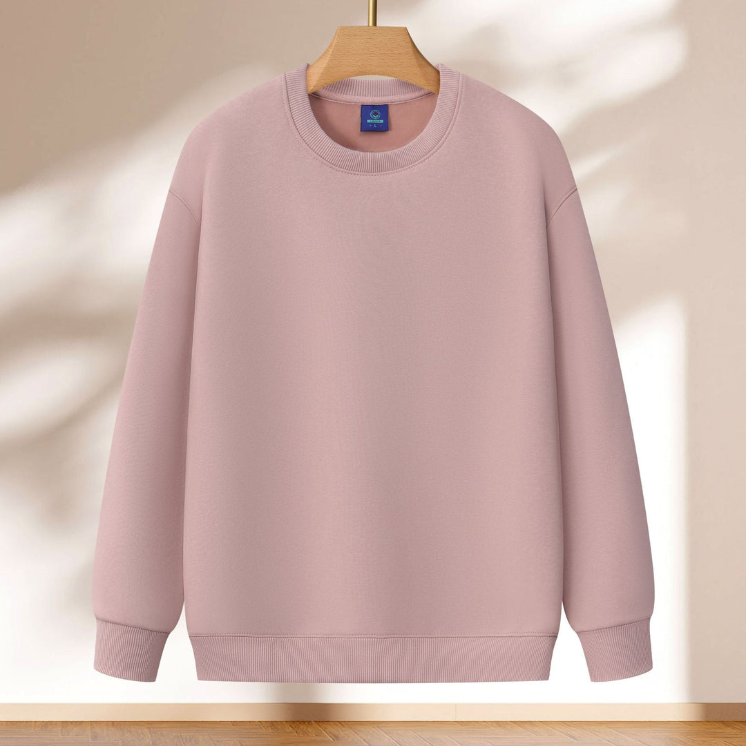 Damen lässiges Sweatshirt mit breiten Schultern und weichem Innenfutter