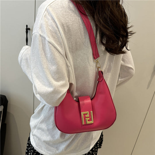 Damen Hobo-Handtasche mit schickem Design und modernem Verschluss Nord Taschen