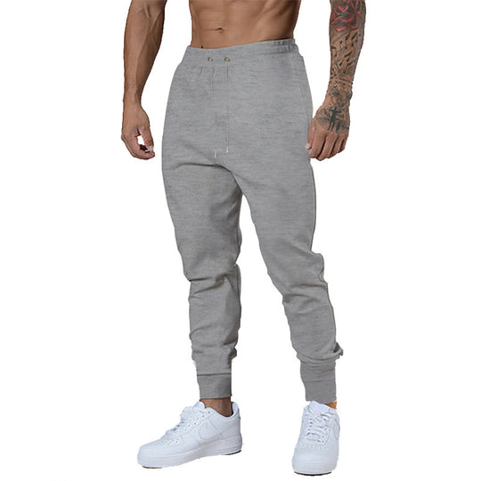 Herren Slim-Fit Jogginghose mit elastischem Bund und Rippbündchen Nord Taschen
