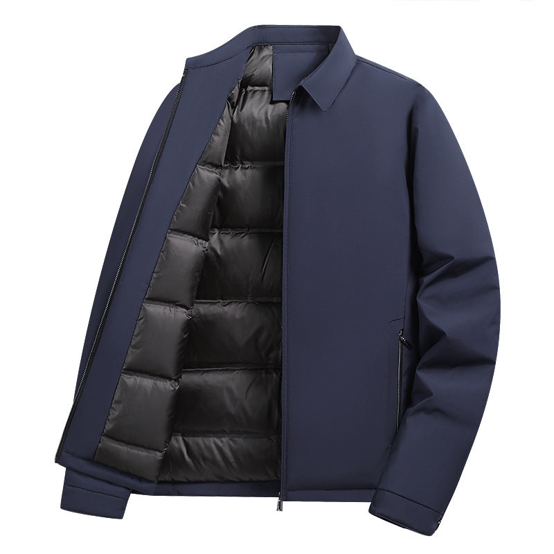 Herren Modische Übergangsjacke mit hochgeschlossenem Kragen Nord Taschen