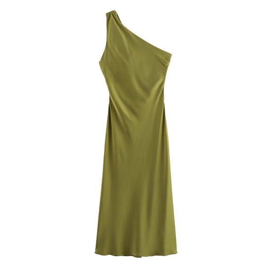 Damen Dekoratives Seidenkleid Nord Taschen