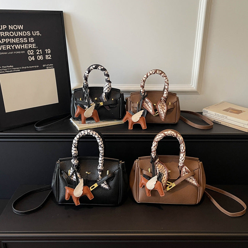 Damen modische Handtasche mit stilvollem Halstuch-Design Nord Taschen
