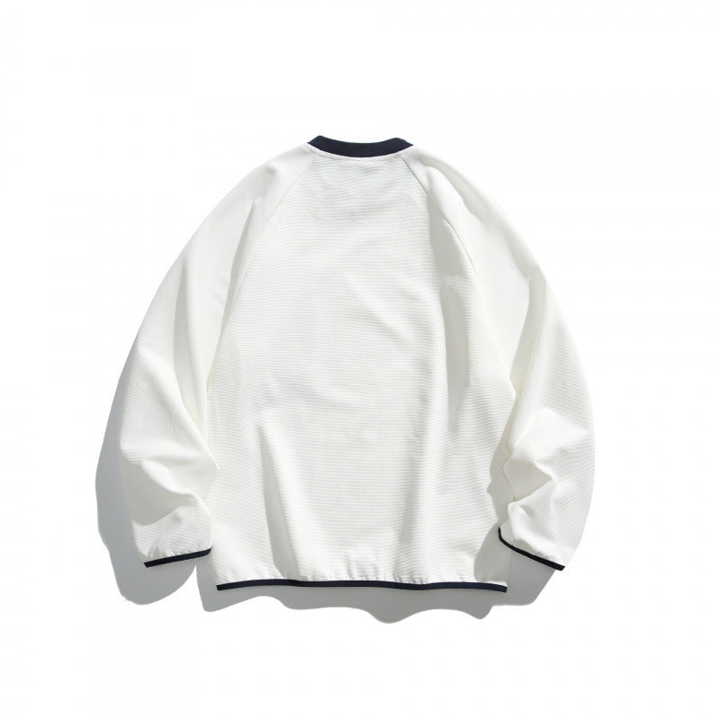 Unisex Oversize-Sweatshirt mit kontrastierter Brusttasche und Raglanärmeln Nord Taschen