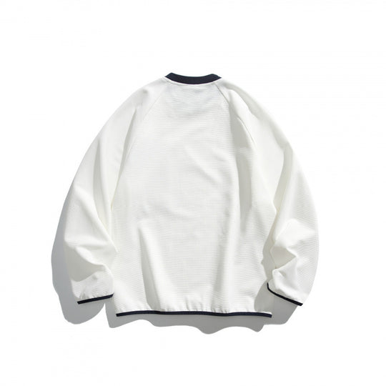 Unisex Oversize-Sweatshirt mit kontrastierter Brusttasche und Raglanärmeln Nord Taschen