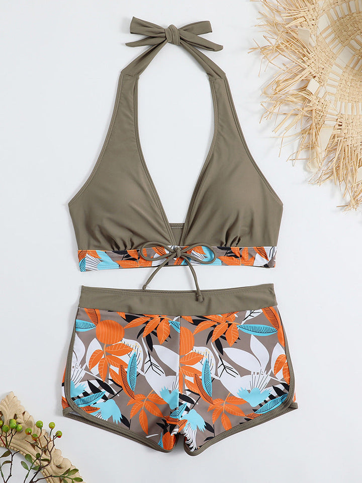 Damen Sportliches Bikini-Set mit verdecktem Bauch
