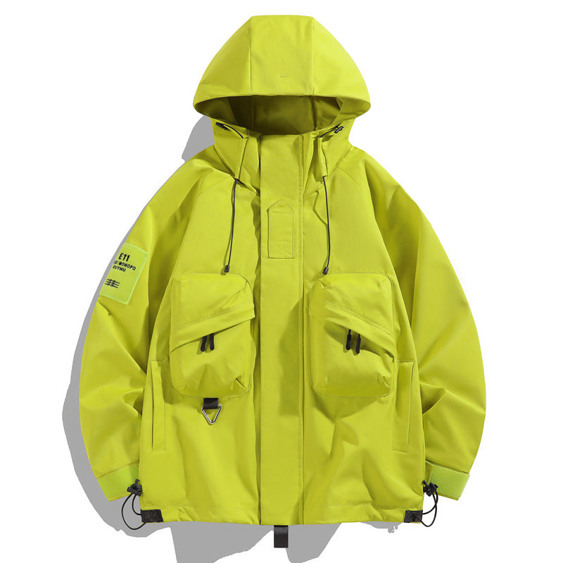 Herren Oversize Utility-Parka mit Kapuze, Multifach-Taschen & wasserabweisender Funktionsmembran Nord Taschen