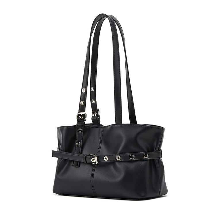 Damen Tragetasche mit elegantem Gürtelakzent und robustem Kunstleder Nord Taschen