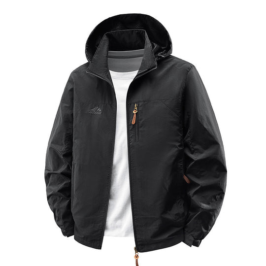 Herren Leichte Waterproof Übergangsjacke Nord Taschen