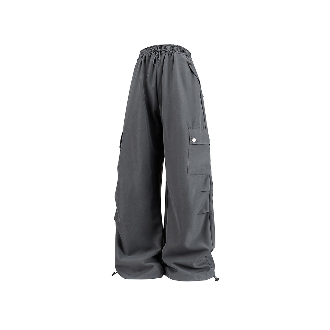 Damen Baggy-Cargo-Hose mit Tunnelzugbund, großen Klappentaschen und verstellbarem Saum Nord Taschen
