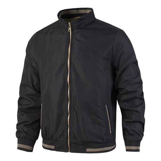 Herren Sportliche Bomberjacke mit hohen Kragen und praktischen Taschen Nord Taschen