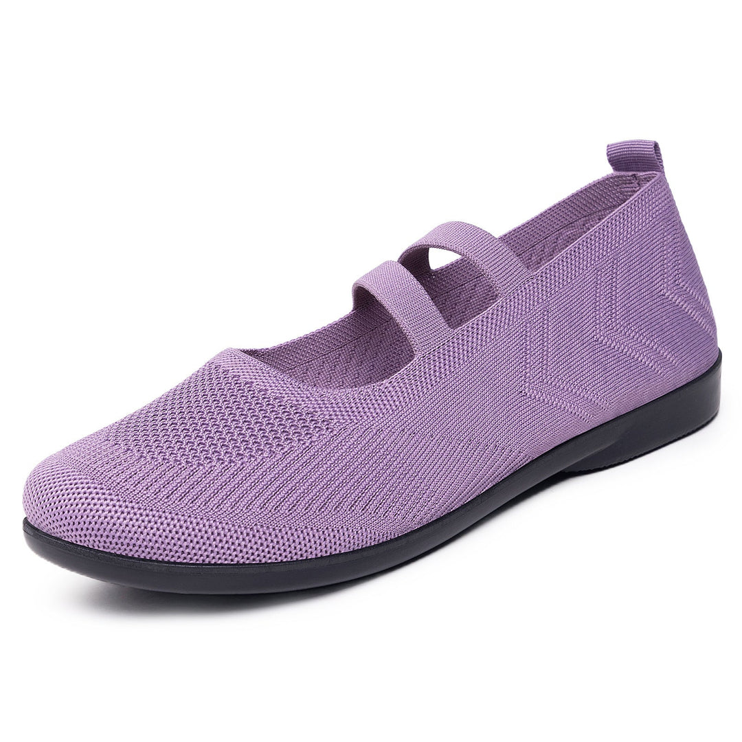 Damen Komfortable Mary Jane Slipper mit flexiblem Design