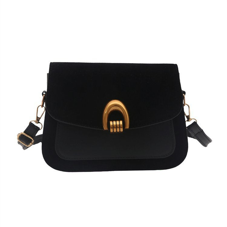Damen elegante Umhängetasche mit goldener Schnalle Nord Taschen