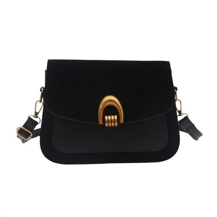 Damen elegante Umhängetasche mit goldener Schnalle Nord Taschen
