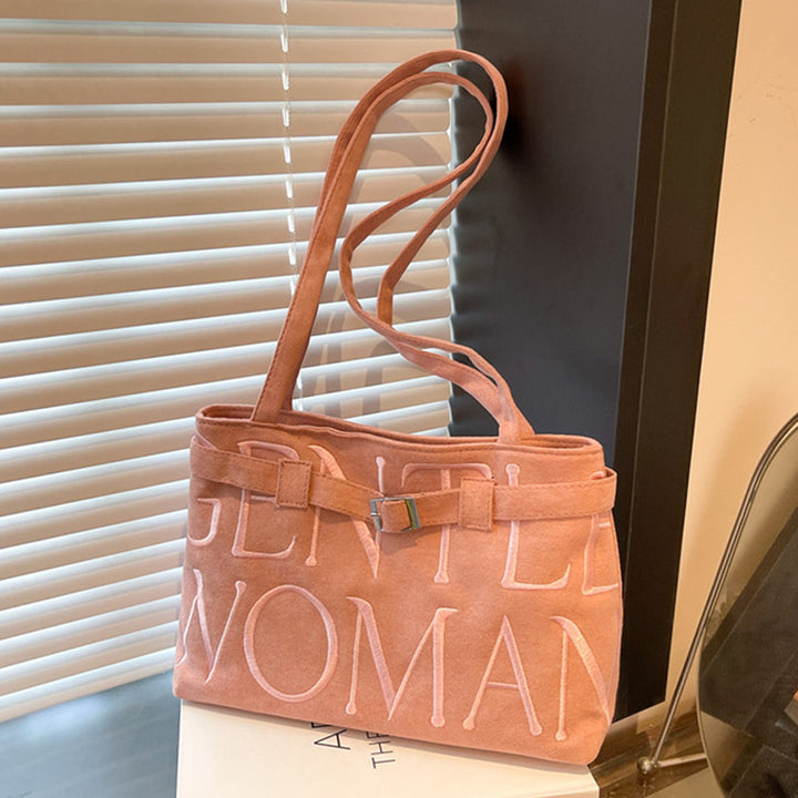 Damen Designer-Handtasche mit luxuriösem Wildleder und modischer Prägung Nord Taschen