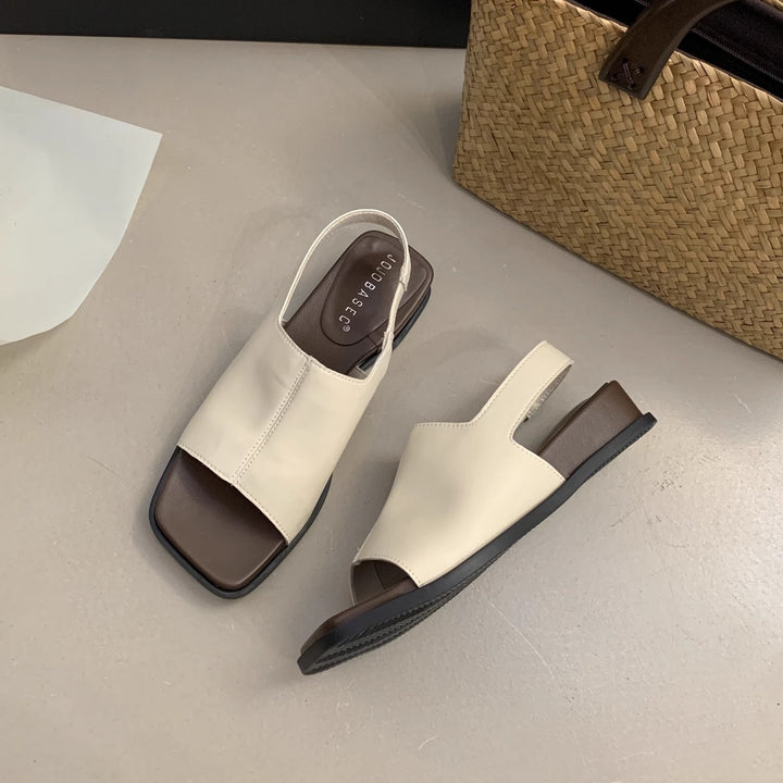 Damen elegante und bequeme Sandalen mit modischem Riemchen und ergonomischer Sohle