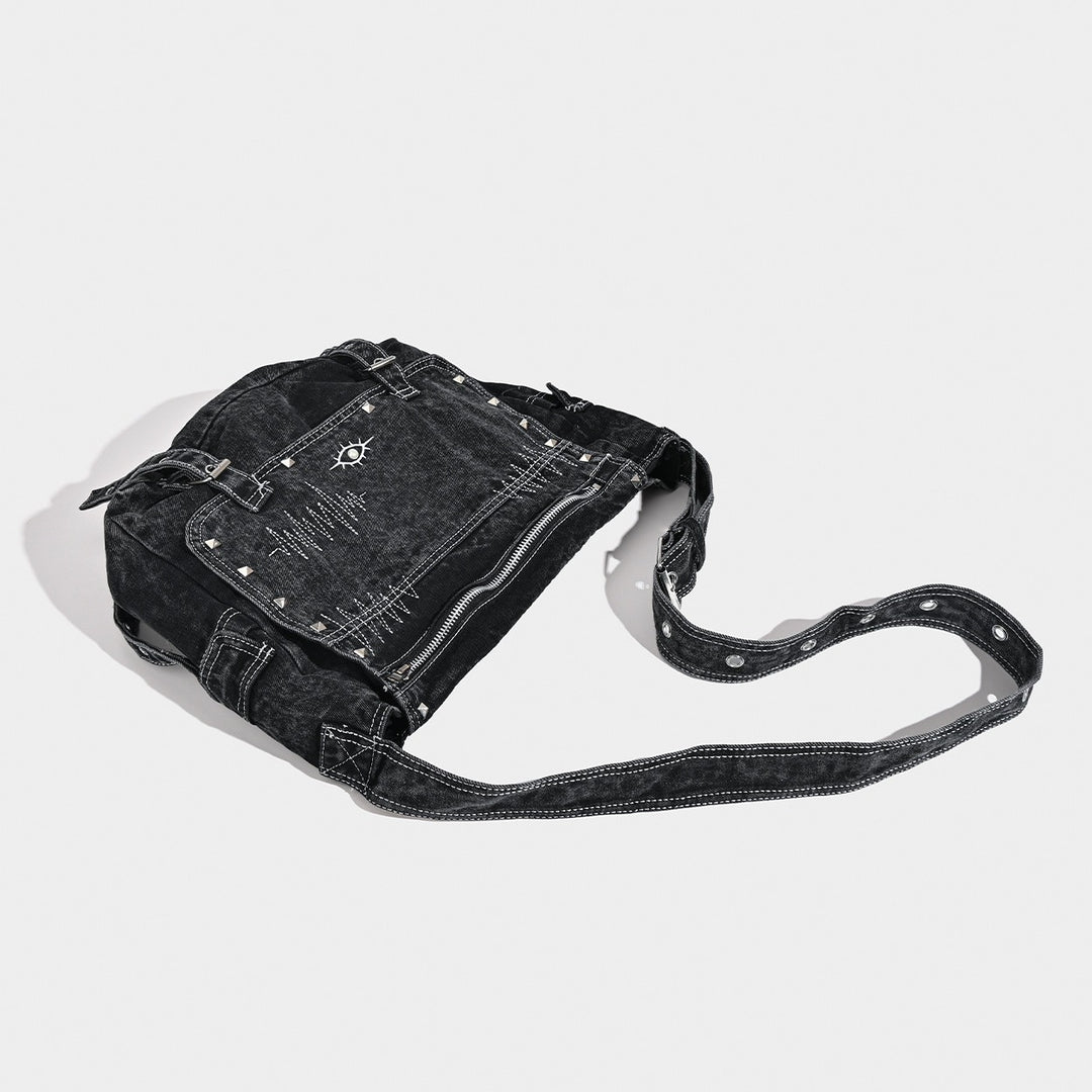Damen Designer Hobo-Tasche mit innovativem Denim-Design Nord Taschen