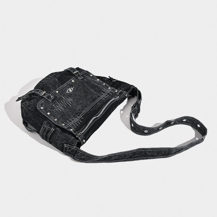 Damen Designer Hobo-Tasche mit innovativem Denim-Design Nord Taschen