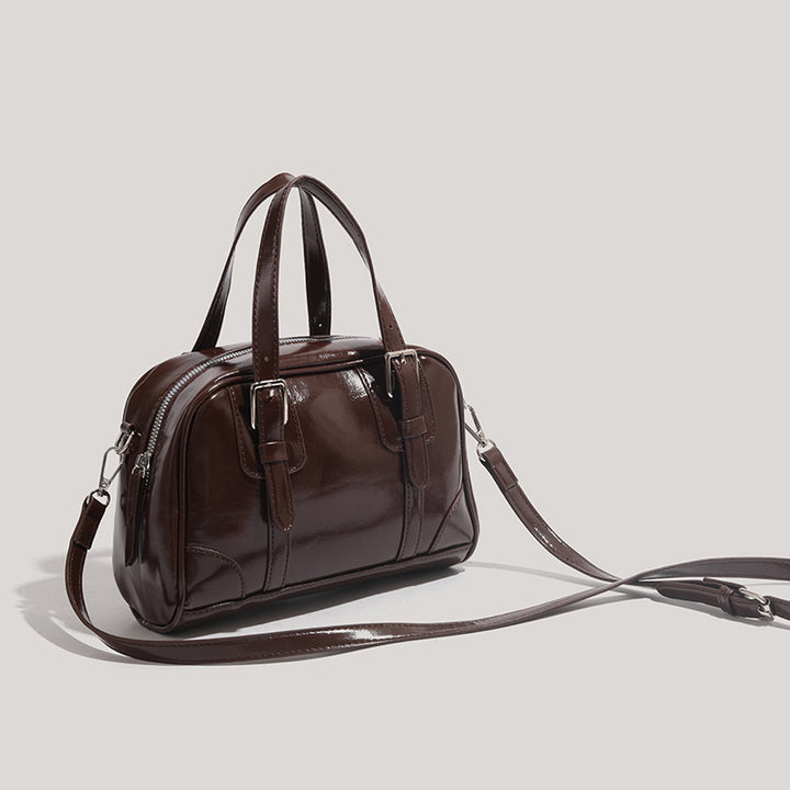Damen elegante Henkeltasche aus hochwertigem Kunstleder mit strukturierten Details Nord Taschen