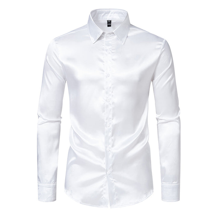 Elegantes Herren Seidenhemd