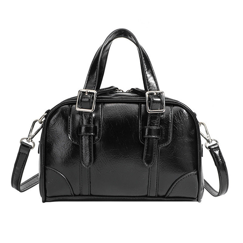 Damen elegante Handtasche mit strukturiertem Kunstleder und abnehmbaren Schulterriemen Nord Taschen