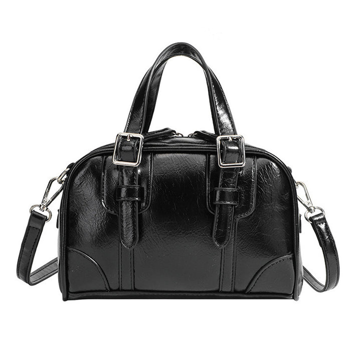 Damen elegante Handtasche mit strukturiertem Kunstleder und abnehmbaren Schulterriemen Nord Taschen