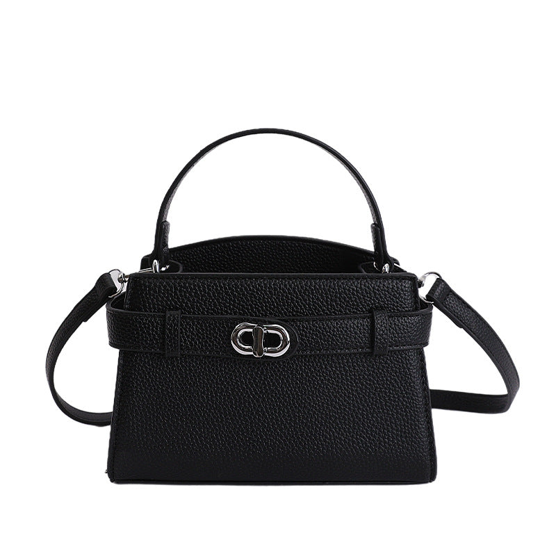Damen trendige Handtasche mit verspieltem Tieranhänger Nord Taschen