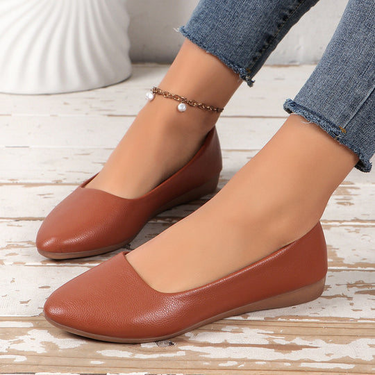 Damen Elegante Ballerinas mit zeitlosem Design und weichem Obermaterial