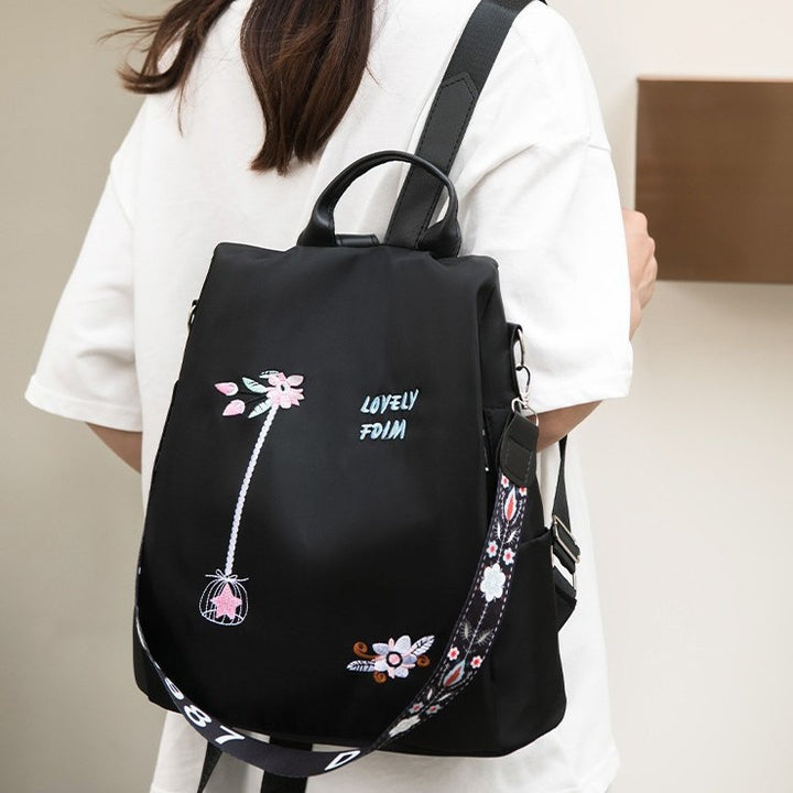 Damen Rucksack mit floralem Stickdesign Nord Taschen
