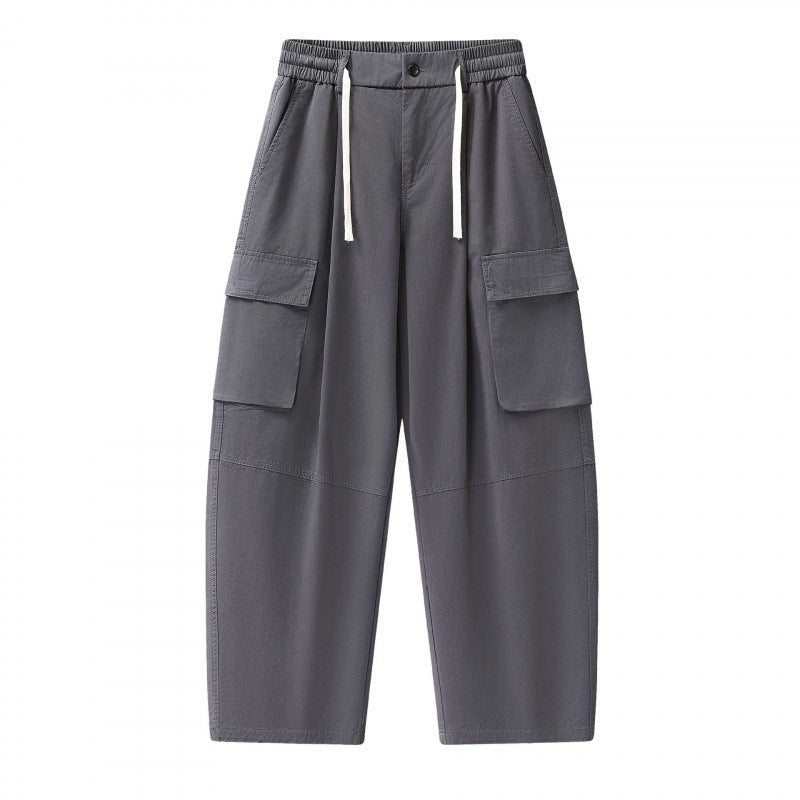 Unisex Baggy‑Cargo‑Hose mit elastischem Bund, Tunnelzug und großen Pattentaschen Nord Taschen