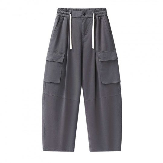 Unisex Baggy‑Cargo‑Hose mit elastischem Bund, Tunnelzug und großen Pattentaschen Nord Taschen