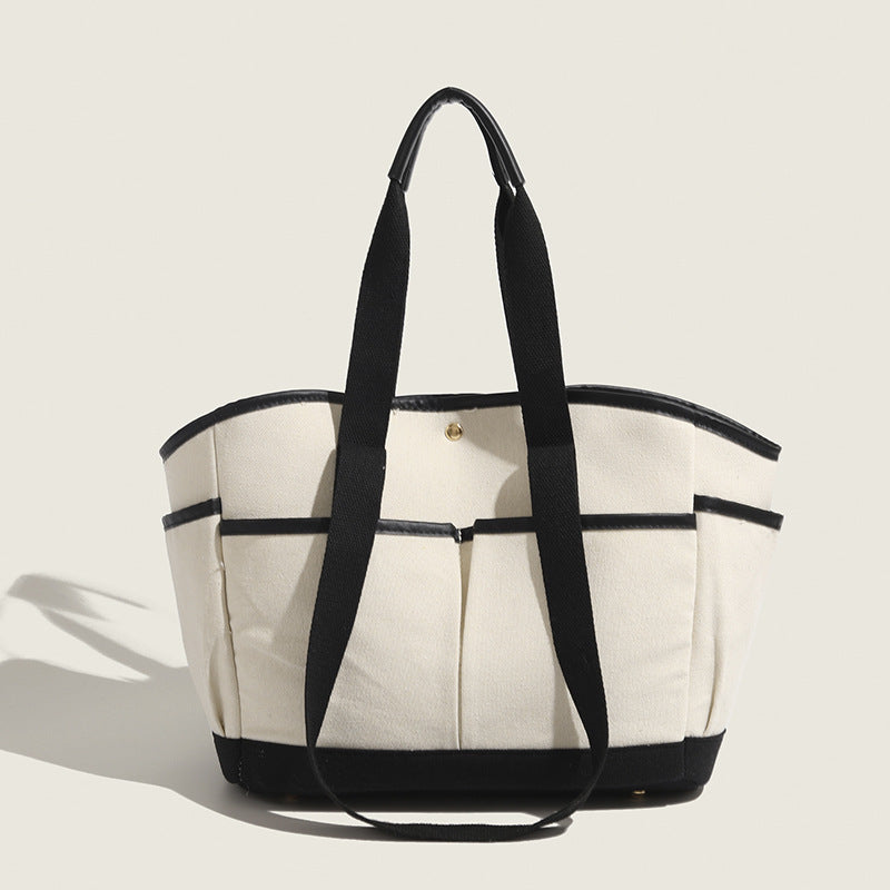 Damen Tragetasche mit robustem Faltendesign und hochwertigen Lederakzenten Nord Taschen