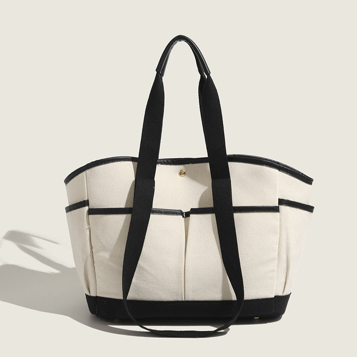 Damen Tragetasche mit robustem Faltendesign und hochwertigen Lederakzenten Nord Taschen