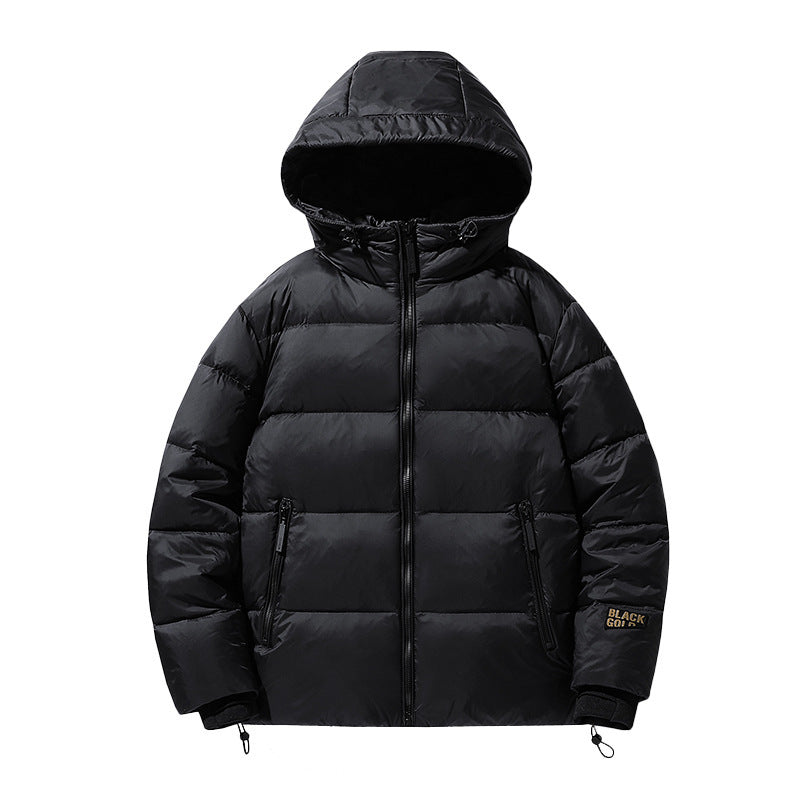 Unisex Wattierte Kapuzenjacke mit Thermo-Isolierung und verstellbarem Saum Nord Taschen