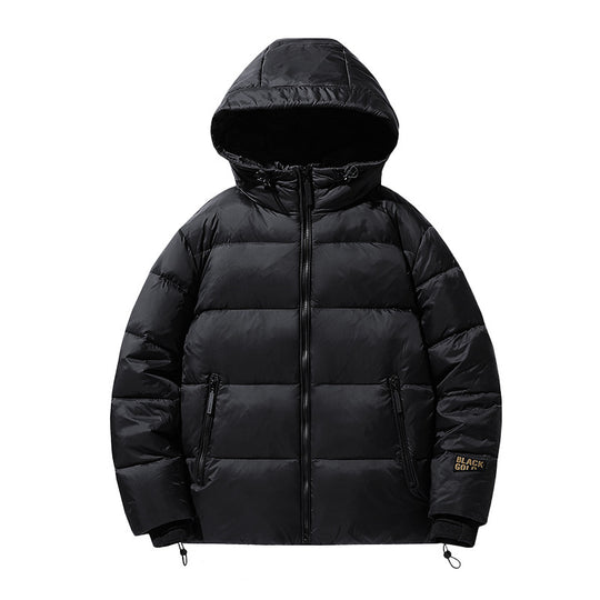 Unisex Wattierte Kapuzenjacke mit Thermo-Isolierung und verstellbarem Saum Nord Taschen
