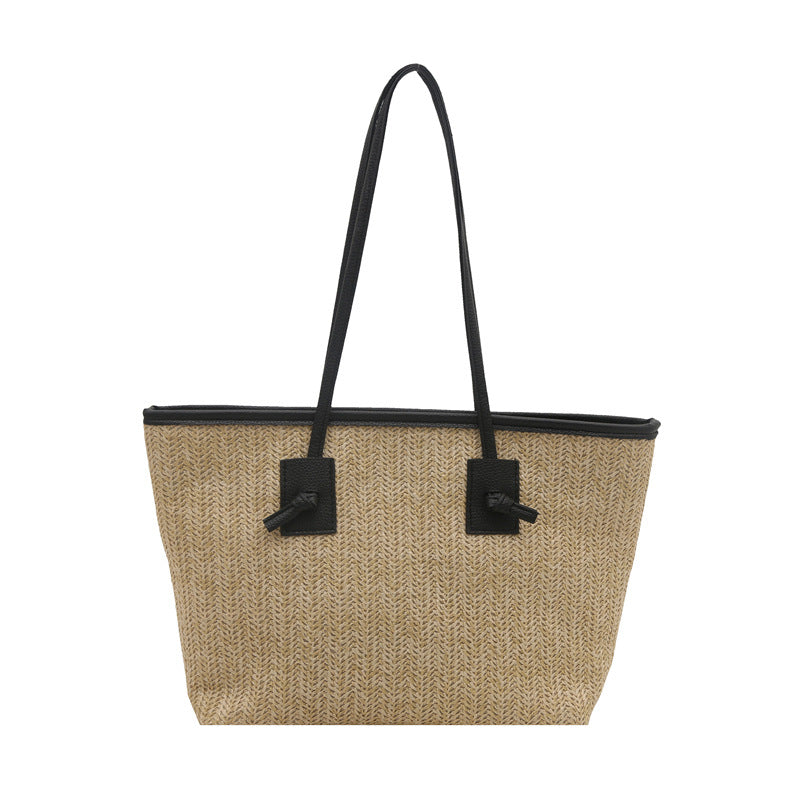 Damen trendige Strandtasche mit elegantem geflochtenem Design Nord Taschen