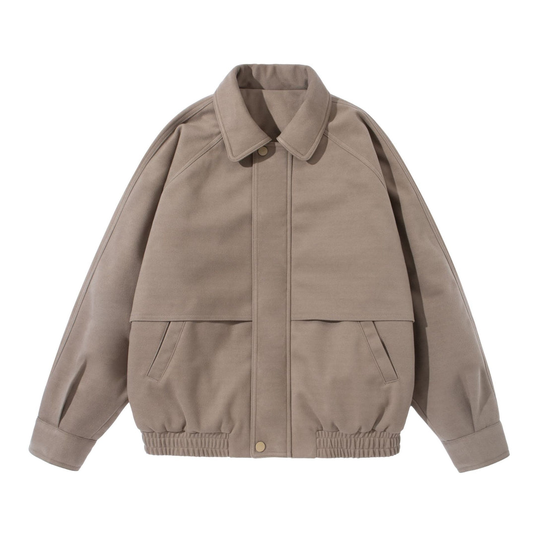 Unisex Boxy‑Blouson mit überlappender Frontpasse und elastischem Saum Nord Taschen