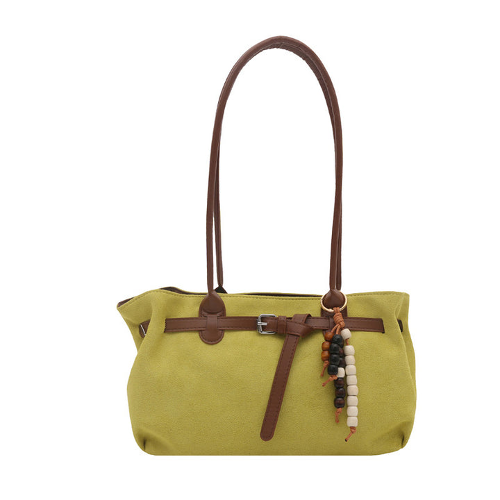 Damen tragbare Handtasche mit dekorativem Anhänger Nord Taschen
