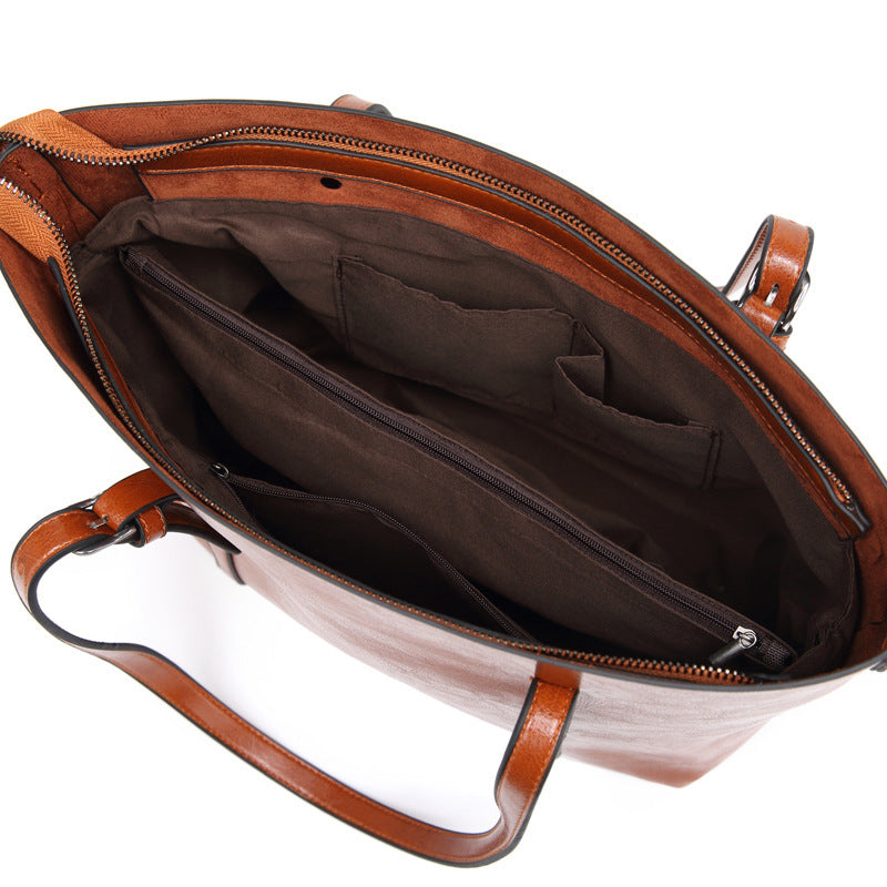 Damen Schultertasche mit eleganter Struktur und verstellbarem Schulterriemen Nord Taschen