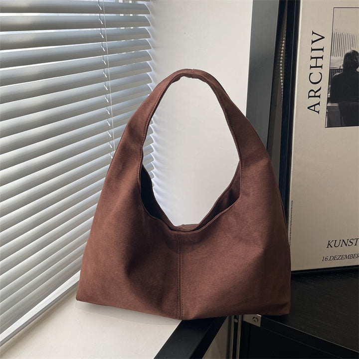 Damen elegante Hobo-Tasche aus feinem Wildleder Nord Taschen
