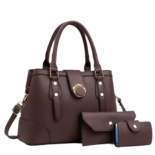 Damen elegante Tragetasche mit abnehmbarem Mini-Portemonnaie von Nord Taschen
