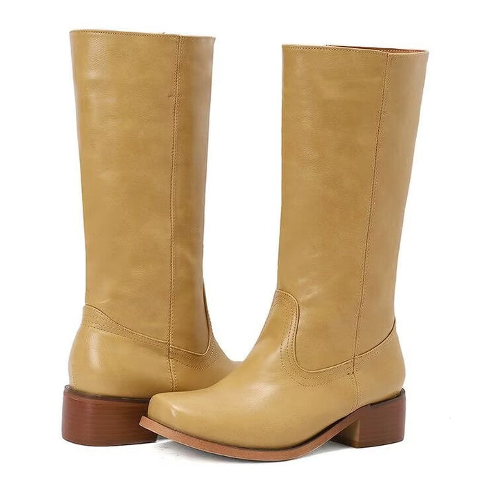 Nord Taschen | Damen Plateau Stiefel Bequeme