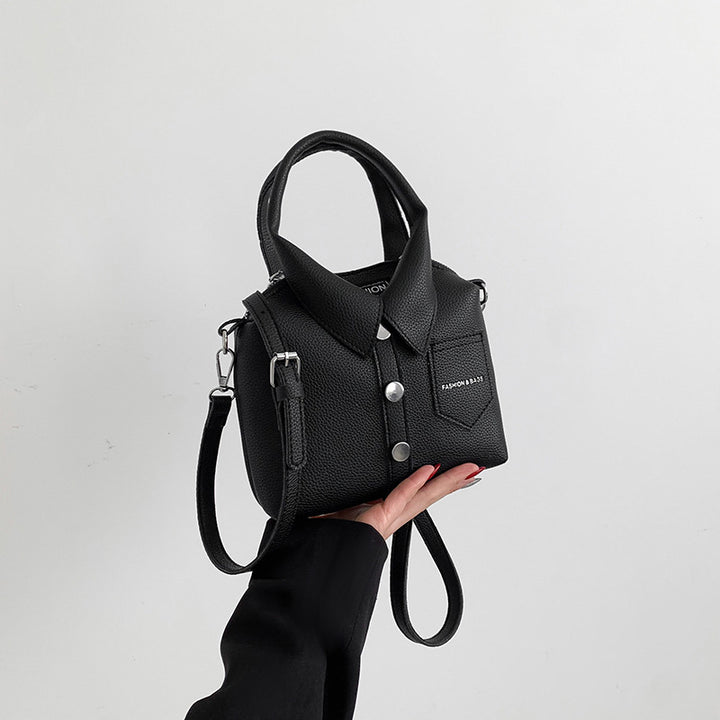 Damen Mini-Handtasche im Shirt-Design mit verstellbarem Schulterriemen Nord Taschen