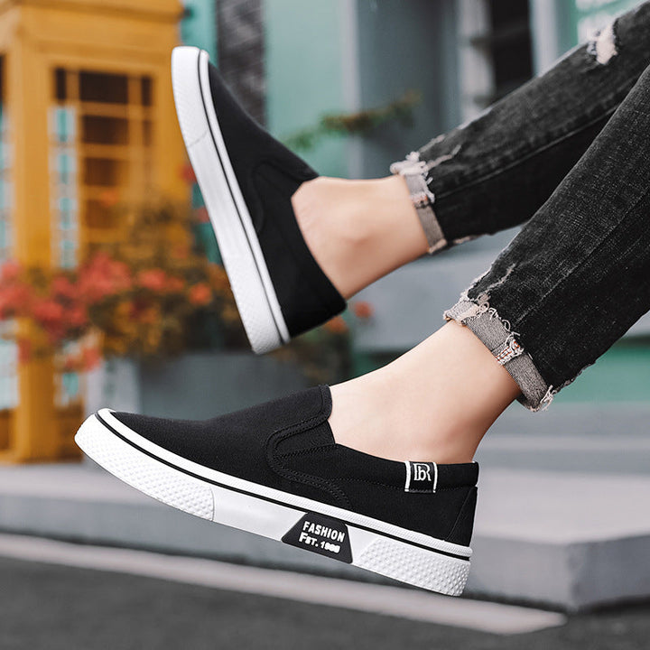 Damen bequeme Slip-On Sneakers aus atmungsaktivem Material