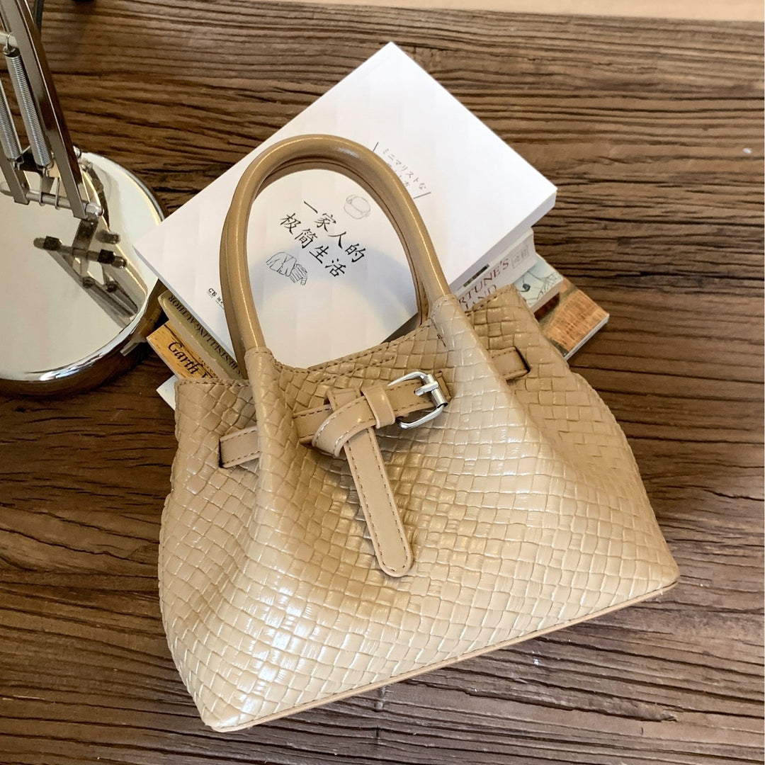Damen elegante Handtasche mit geflochtenem Design Nord Taschen