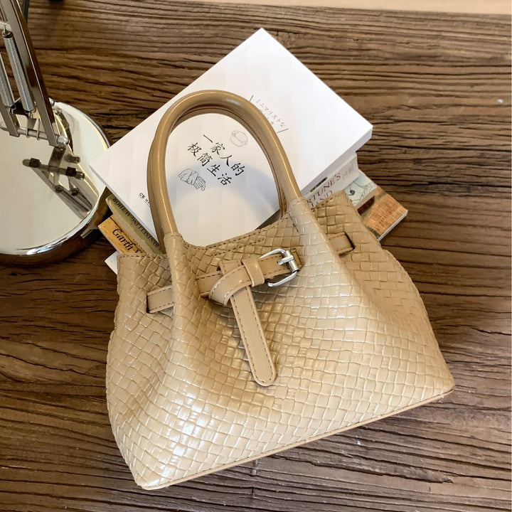Damen elegante Handtasche mit geflochtenem Design Nord Taschen
