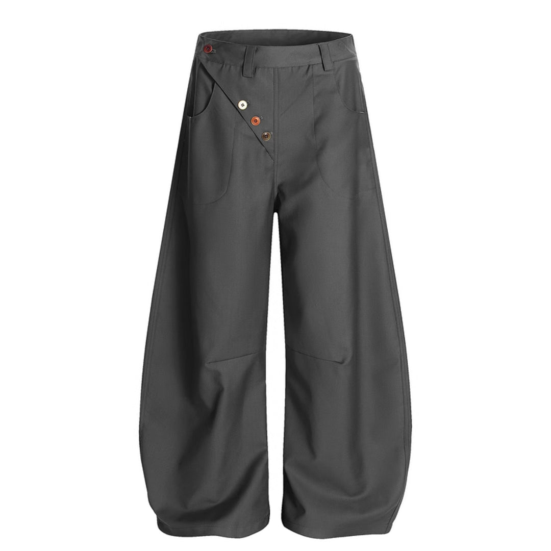 Damen Modische Weitbein-Hose Nord Taschen
