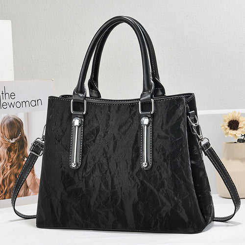 Damen Handtasche mit strukturiertem Obermaterial und abnehmbarem Schulterriemen Nord Taschen
