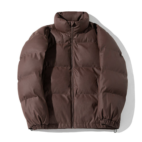Unisex Wattierte Kurzjacke im Boxy-Pufferstil mit hohem Stehkragen und Kordelzugsaum Nord Taschen